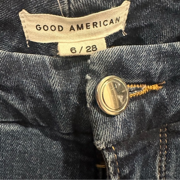 Good American Good Legs Denim Skinny Ankle Jeans Size 6 / 28 - Picture 3 of 5